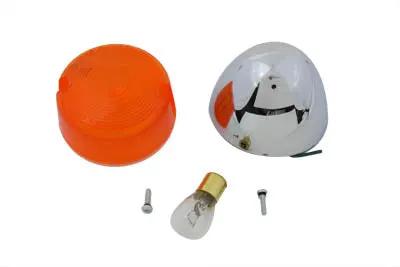Chris Products Chrome Turn Signal Assembly for Harley Davidson FXR – Rear Left or Right Side by Chris Products