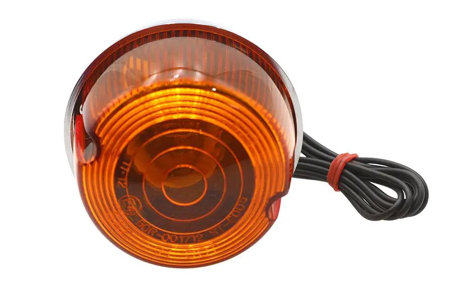 Chris Products Chrome Turn Signal Assembly for Harley Davidson FXR – Rear Left or Right Side by Chris Products