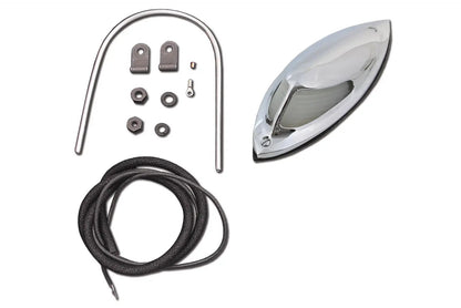V-Twin Replica Fender Lamp with Glass Lens 12 Volt for Harley Davidson EL and FL Models by V-Twin