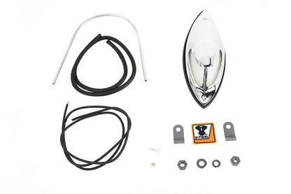 V-Twin Replica Fender Lamp with Glass Lens 12 Volt for Harley Davidson EL and FL Models by V-Twin