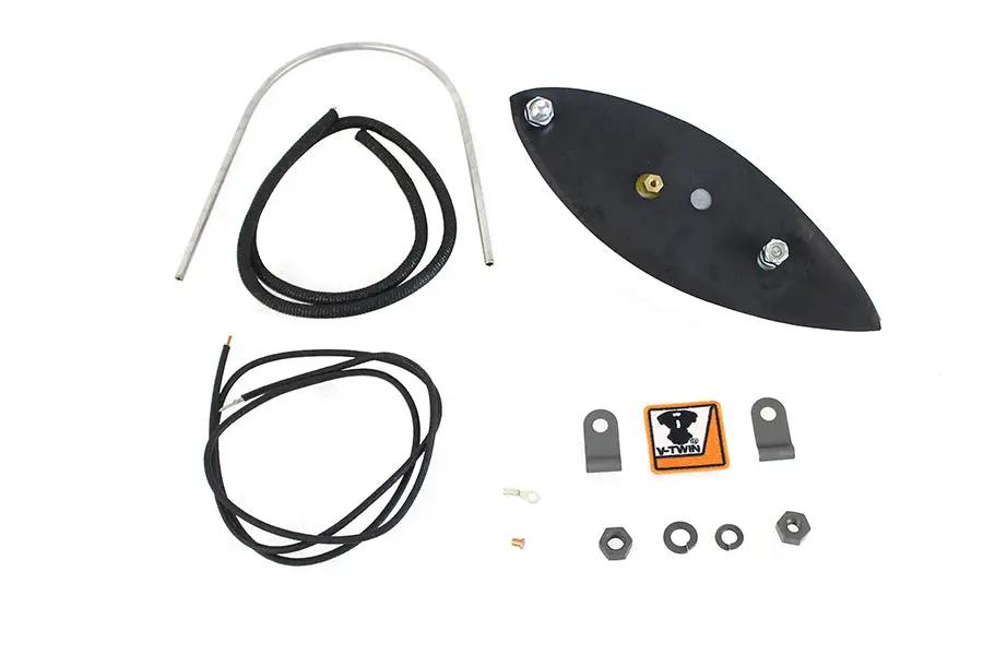 V-Twin Replica Fender Lamp with Glass Lens 12 Volt for Harley Davidson EL and FL Models by V-Twin