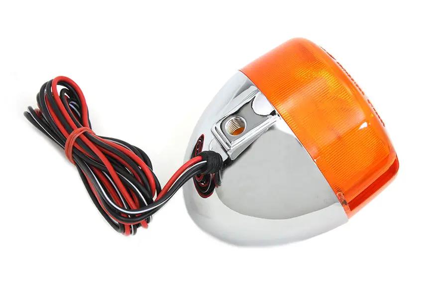 Wyatt Gatling 68709-94 Chrome Turn Signal Assembly for Harley Davidson XL (Front Right or Left) by Wyatt Gatling