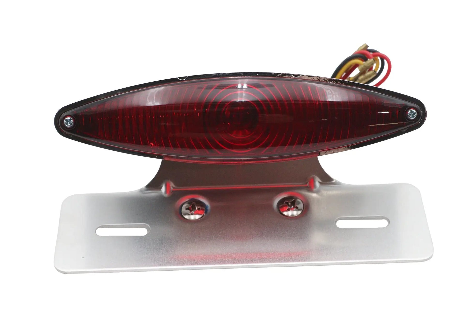 Wyatt Gatling Chrome Snake Eye Fender Mount Tail Lamp Kit - 6.2 Inches Long by Wyatt Gatling