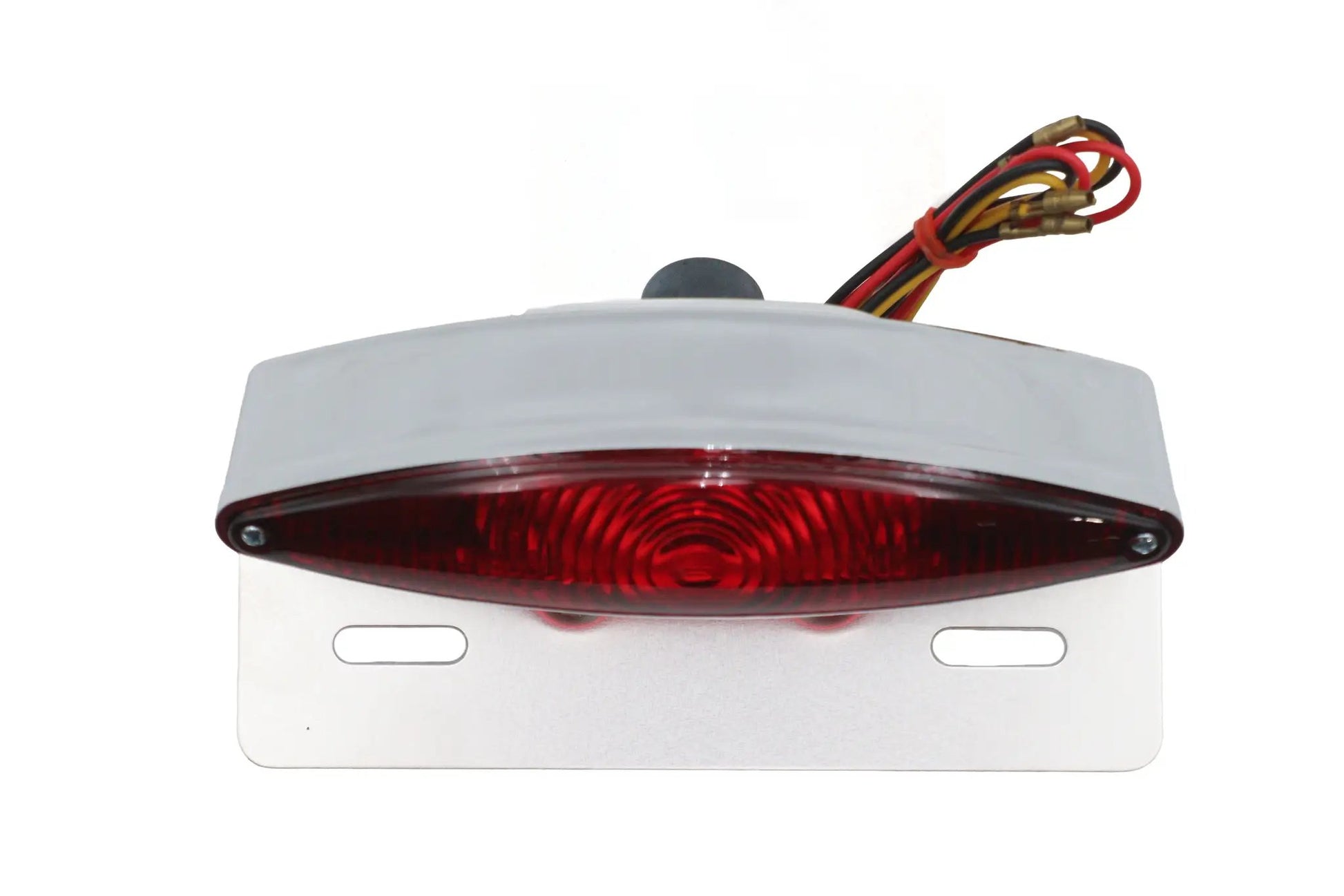 Wyatt Gatling Chrome Snake Eye Fender Mount Tail Lamp Kit - 6.2 Inches Long by Wyatt Gatling