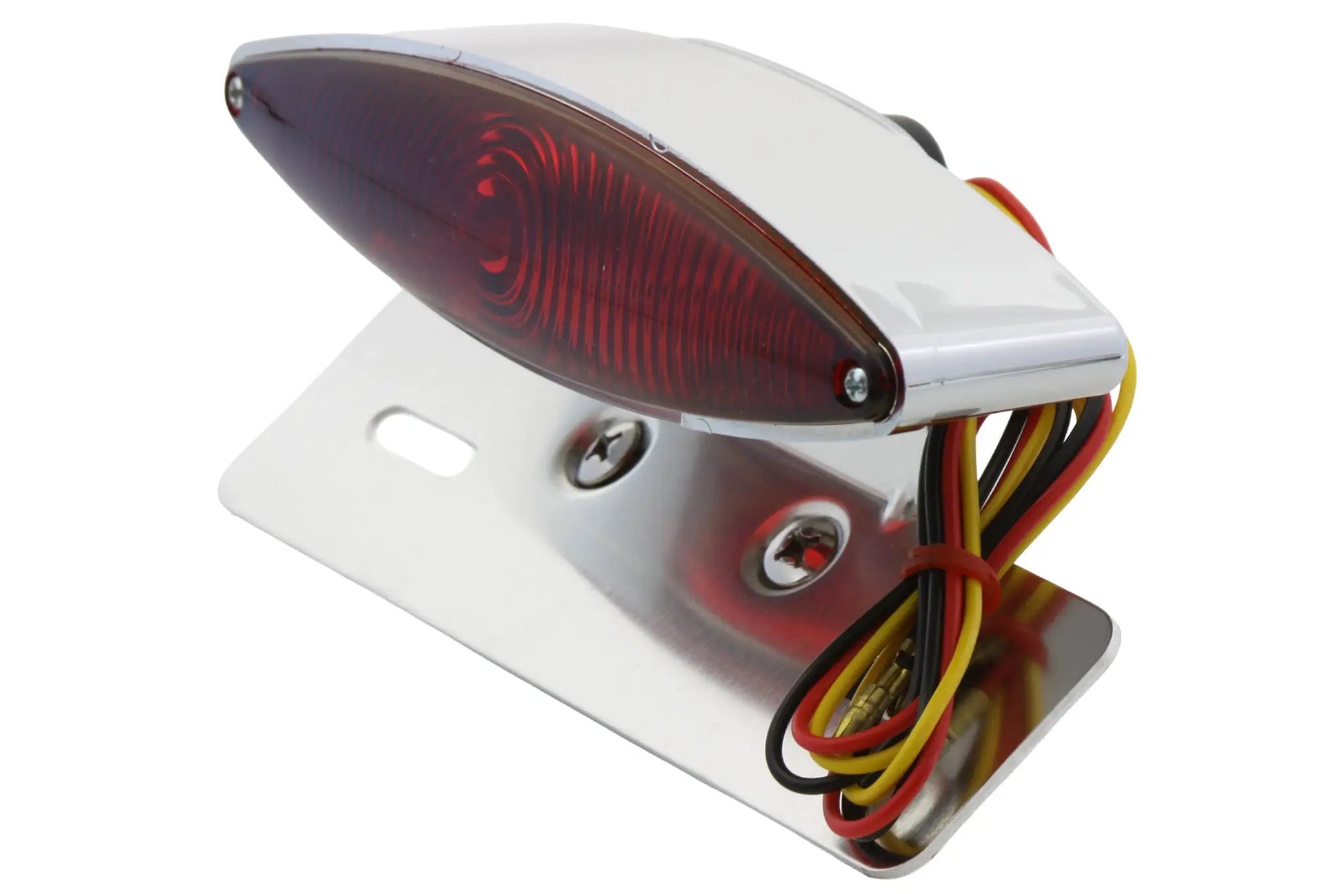 Wyatt Gatling Chrome Snake Eye Fender Mount Tail Lamp Kit - 6.2 Inches Long by Wyatt Gatling