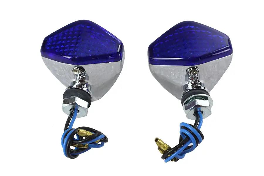 Wyatt Gatling 12-6034LLED LED Diamond Blue Lens Marker Lamp Set for Show or Decorative Use by Wyatt Gatling