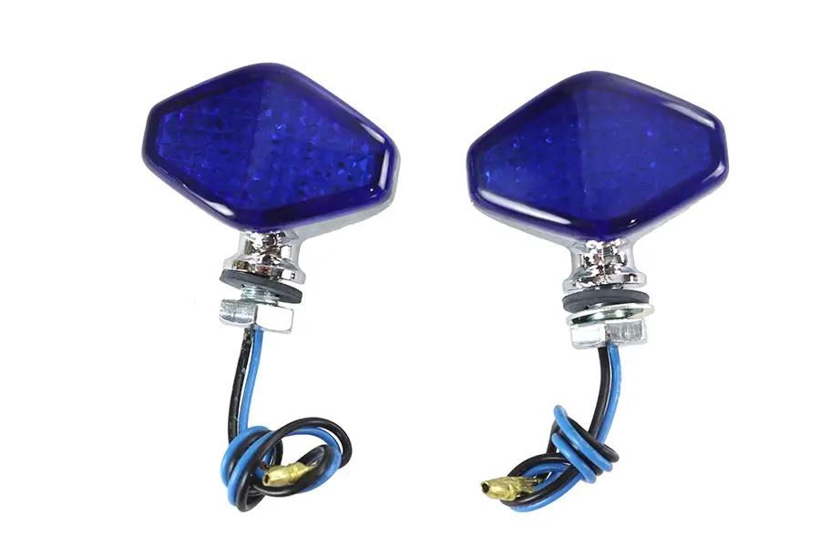 Wyatt Gatling 12-6034LLED LED Diamond Blue Lens Marker Lamp Set for Show or Decorative Use by Wyatt Gatling