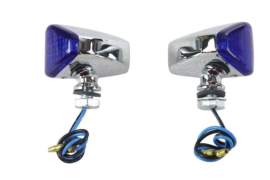 Wyatt Gatling 12-6034LLED LED Diamond Blue Lens Marker Lamp Set for Show or Decorative Use by Wyatt Gatling