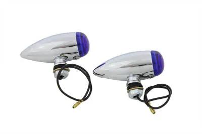 Wyatt Gatling Mini Bullet Blue Lens Marker Lamp Set - Decorative LED Pods for Show Use by Wyatt Gatling