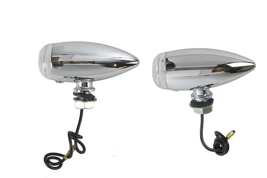 Wyatt Gatling Mini Bullet Clear Lens Marker Lamp Set - 20-6589SC by Wyatt Gatling