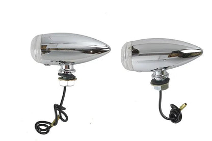 Wyatt Gatling Mini Bullet Clear Lens Marker Lamp Set - 20-6589SC by Wyatt Gatling