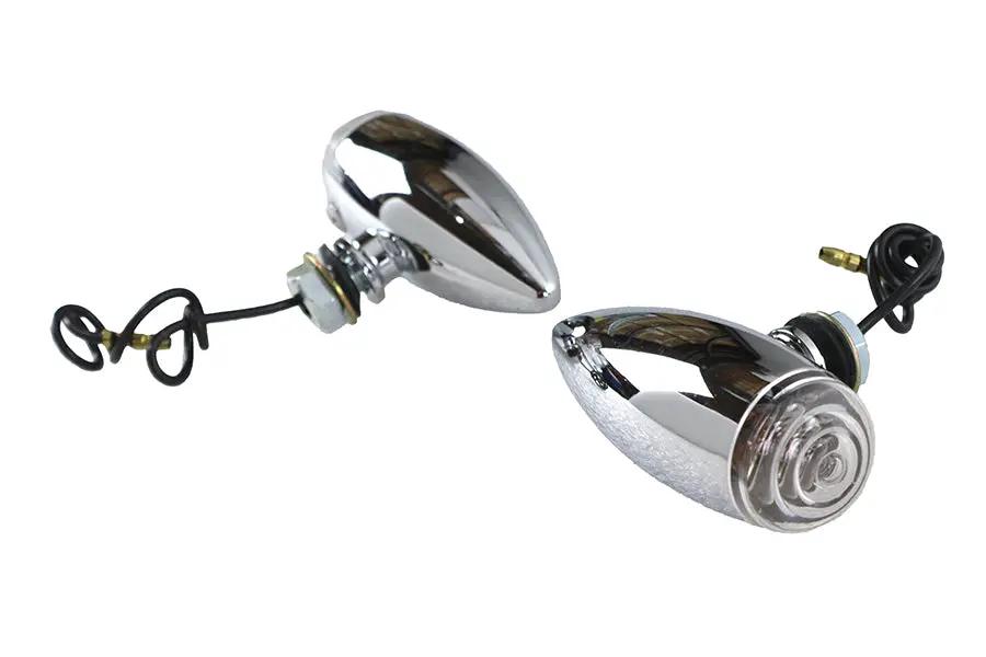 Wyatt Gatling Mini Bullet Clear Lens Marker Lamp Set - 20-6589SC by Wyatt Gatling