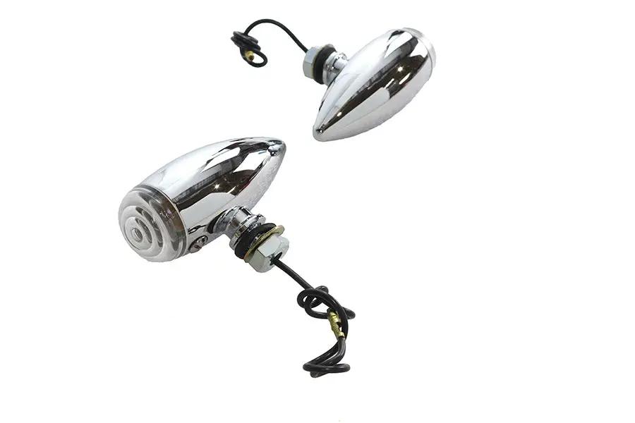 Wyatt Gatling Mini Bullet Clear Lens Marker Lamp Set - 20-6589SC by Wyatt Gatling
