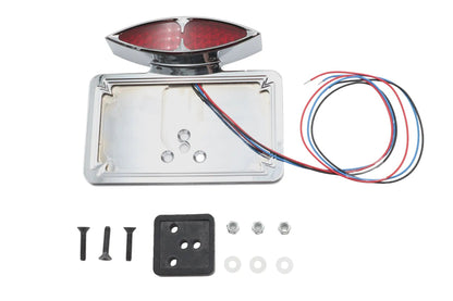 Wyatt Gatling Chrome Katz Eyez LED Tail Lamp Kit - Fender Mount, Part 76388 by Wyatt Gatling
