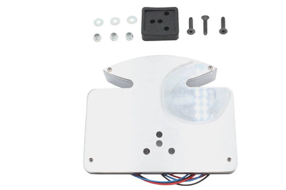Wyatt Gatling Chrome Katz Eyez LED Tail Lamp Kit - Fender Mount, Part 76388 by Wyatt Gatling