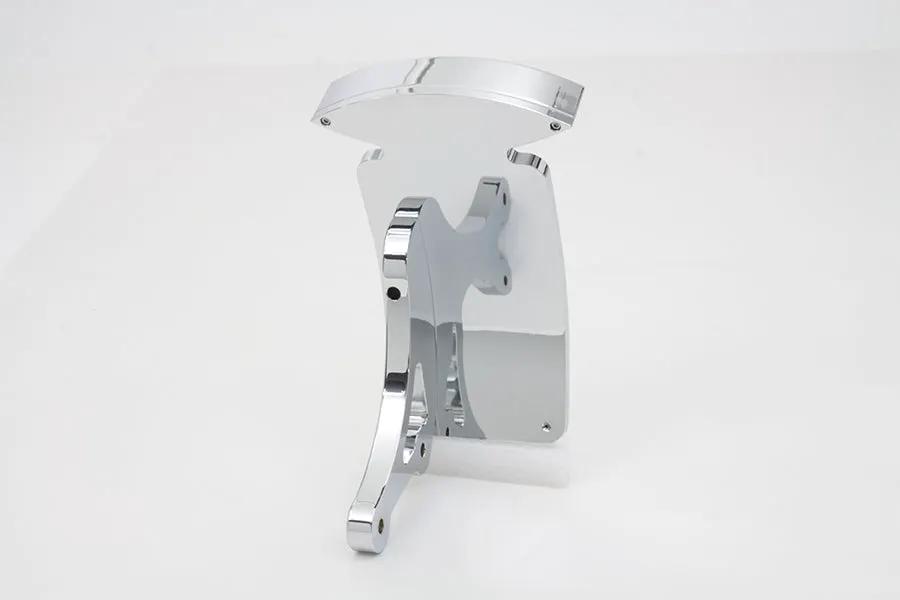 Wyatt Gatling Chrome Curved Katz Eyez Style Tail Lamp Kit for 3 to 3-1/2 Inch Belt Drives by Wyatt Gatling