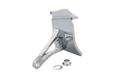Wyatt Gatling Concave Tail Lamp Kit Diamond Style with Side Mount Vertical Thorned Frame for Harley Davidson FXST by Wyatt Gatling