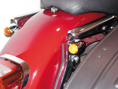 Wyatt Gatling Mini LED Bullet Amber Lens Marker Lamp Set - 1.5 Inch Decorative Signal Lights by Wyatt Gatling