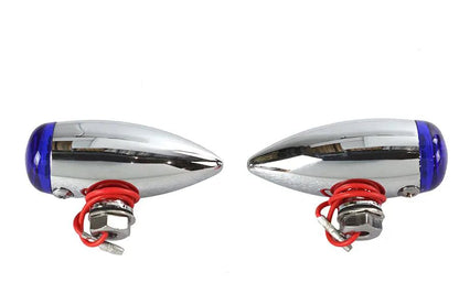 Wyatt Gatling Mini LED Bullet Blue Lens Marker Lamp Set by Wyatt Gatling