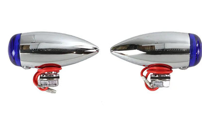 Wyatt Gatling Mini LED Bullet Blue Lens Marker Lamp Set by Wyatt Gatling
