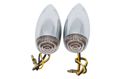 Wyatt Gatling Mini LED Bullet Clear Lens Marker Lamp Set - 1.5 Inch Height for Show or Decorative Use by Wyatt Gatling