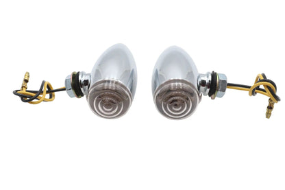Wyatt Gatling Mini LED Bullet Clear Lens Marker Lamp Set - 1.5 Inch Height for Show or Decorative Use by Wyatt Gatling