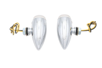 Wyatt Gatling Mini LED Bullet Clear Lens Marker Lamp Set - 1.5 Inch Height for Show or Decorative Use by Wyatt Gatling