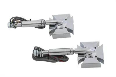 Wyatt Gatling Maltese Red LED Turn Signal Set - Show or Decorative Use Only by Wyatt Gatling
