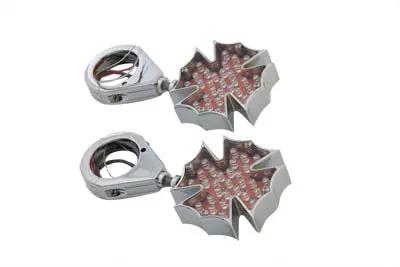 Wyatt Gatling Fireman Cross Turn Signal Set with 41mm Clamp Kit - Decorative Show Use Only by Wyatt Gatling