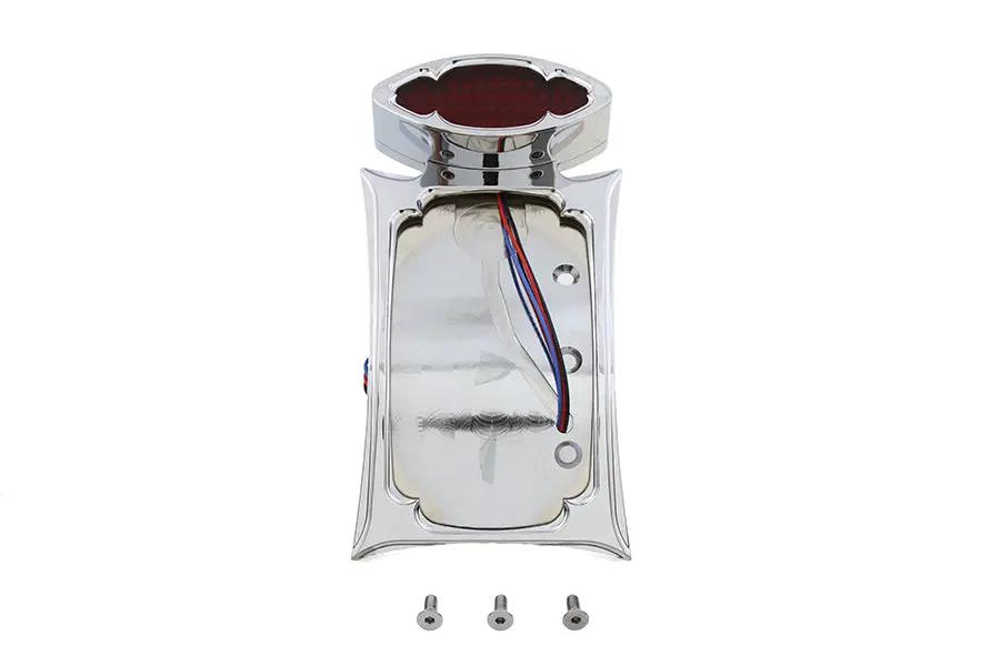 Wyatt Gatling 76381T Curved Tail Lamp and License Plate Set Odin Style with Optional Bracket by Wyatt Gatling