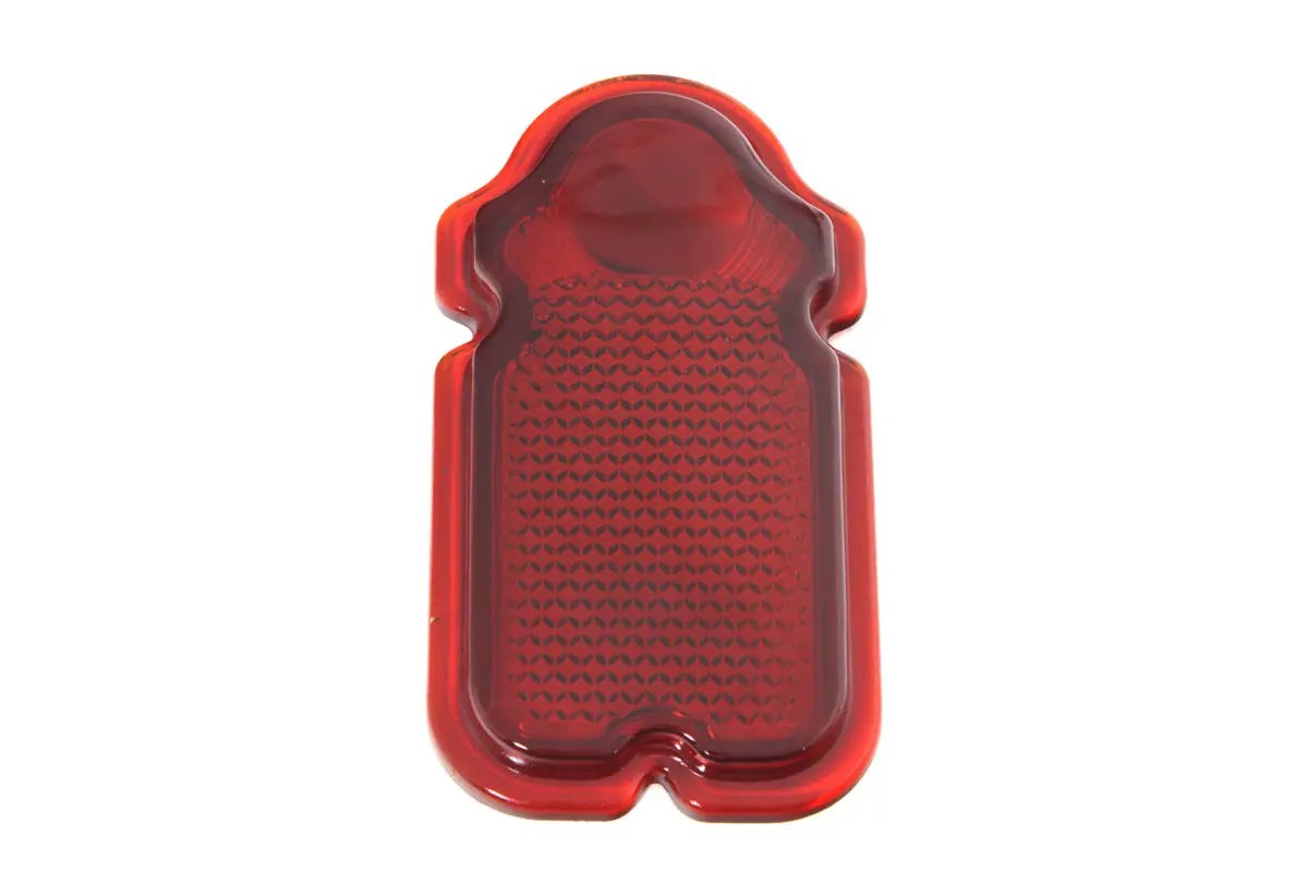 Wyatt Gatling Red Glass Tombstone Tail Lamp Lens for Harley Davidson FL Models by Wyatt Gatling