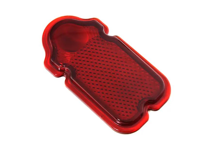 Wyatt Gatling Red Glass Tombstone Tail Lamp Lens for Harley Davidson FL Models by Wyatt Gatling