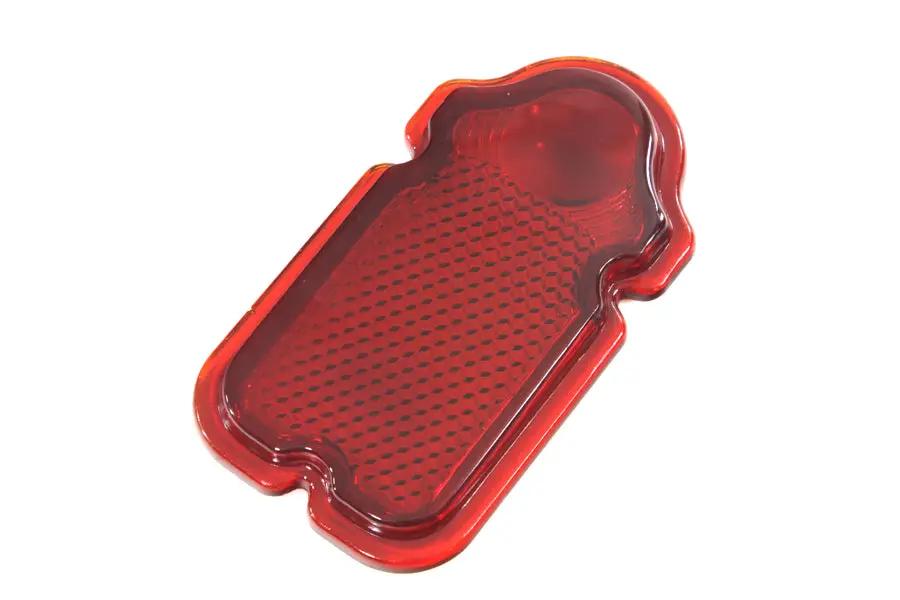 Wyatt Gatling Red Glass Tombstone Tail Lamp Lens for Harley Davidson FL Models by Wyatt Gatling