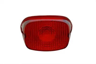 Chris Products Tail Lamp Lens Stock Red for Harley Davidson XL (1973-1982) by Chris Products