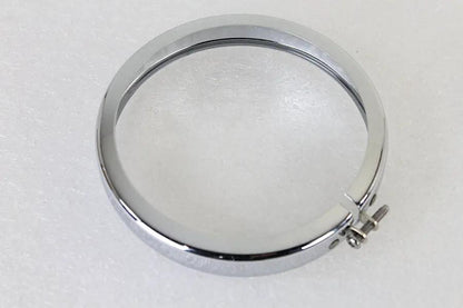 Wyatt Gatling 70245A Chrome 4-1/2 Inch Spotlamp Trim Rim for Harley Davidson FL by Wyatt Gatling
