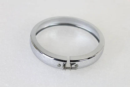 Wyatt Gatling 70245A Chrome 4-1/2 Inch Spotlamp Trim Rim for Harley Davidson FL by Wyatt Gatling