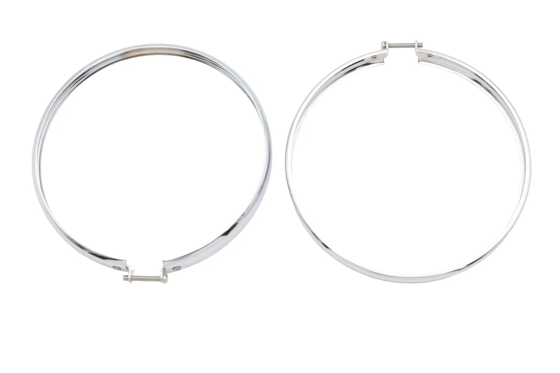 Wyatt Gatling 20-0308G 5-3/4 inch Headlamp Chrome Outer Rim Set for Harley Davidson Fx by Wyatt Gatling