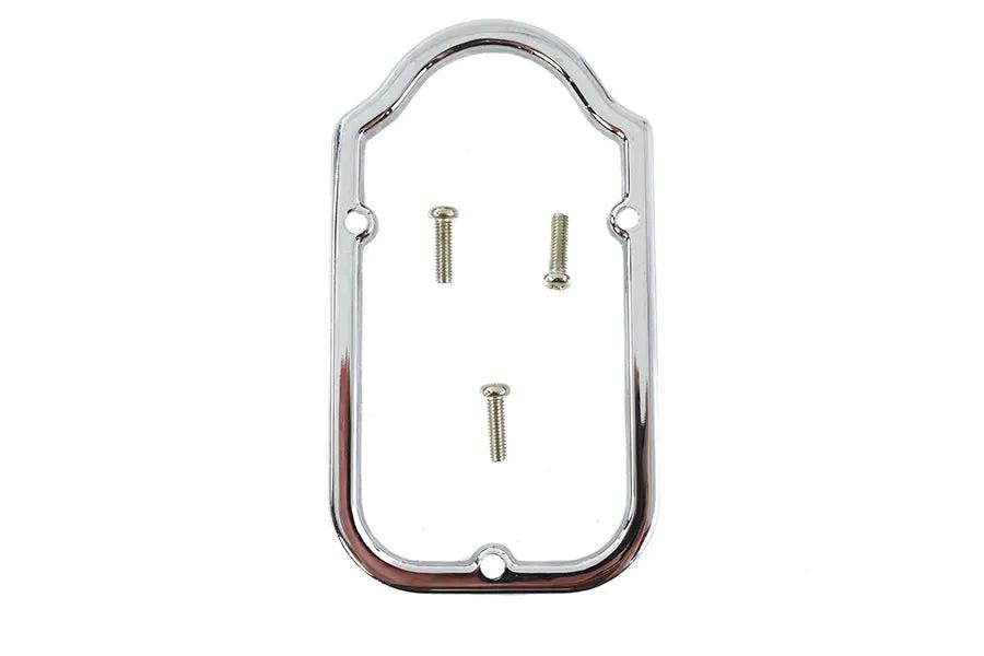 Wyatt Gatling Chrome Tombstone Tail Lamp Trim Rim for Harley Davidson FL (Part #12-0014-I) by Wyatt Gatling