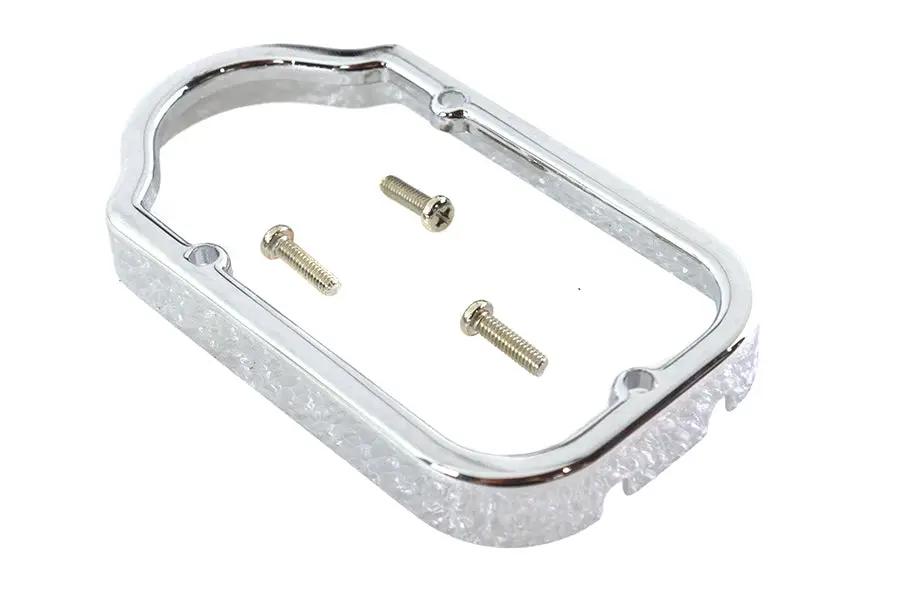 Wyatt Gatling Chrome Tombstone Tail Lamp Trim Rim for Harley Davidson FL (Part #12-0014-I) by Wyatt Gatling