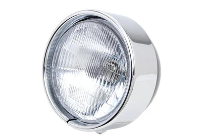 Wyatt Gatling 5-3/4 inch Chrome Frenched Headlamp Trim Ring for Harley Davidson FXSTB by Wyatt Gatling