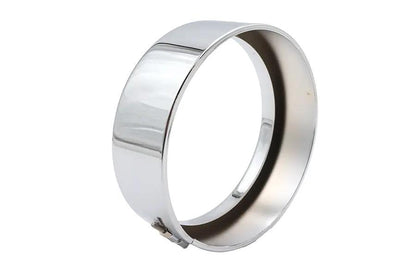Wyatt Gatling 5-3/4 inch Chrome Frenched Headlamp Trim Ring for Harley Davidson FXSTB by Wyatt Gatling
