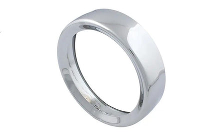 Wyatt Gatling 7 inch Headlamp Chrome Frenched Trim Ring for Harley Davidson FLT (1983-1992) by Wyatt Gatling