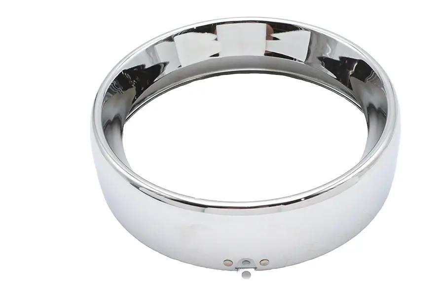 Wyatt Gatling 7 Inch Headlamp Chrome Frenched Trim Ring for Harley Davidson FLSS by Wyatt Gatling