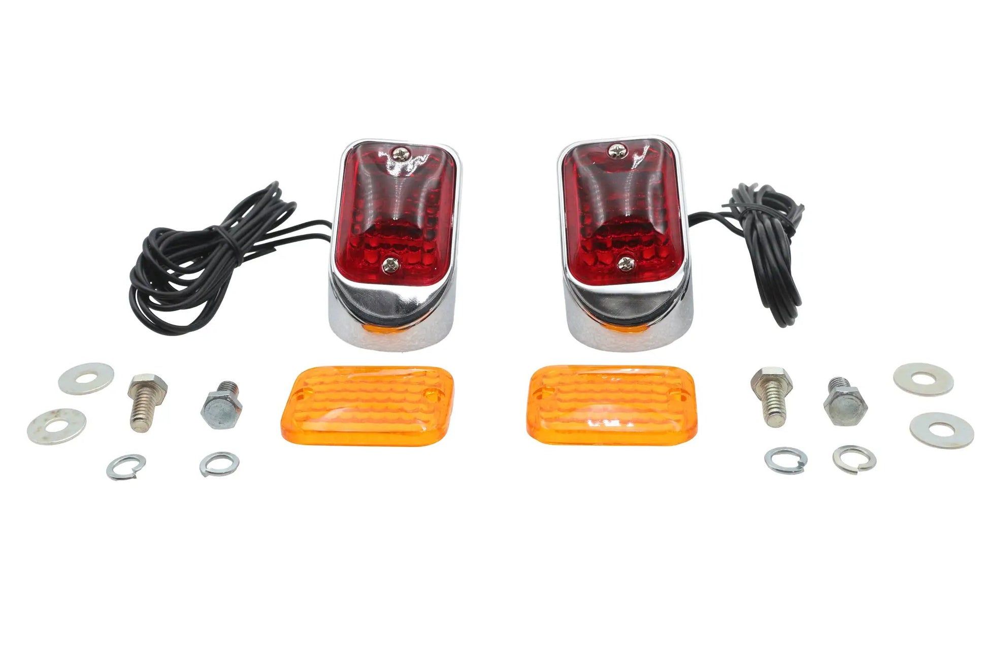 Wyatt Gatling 12-6055R/A Deco Marker Lamp Set with Red and Amber Lenses by Wyatt Gatling