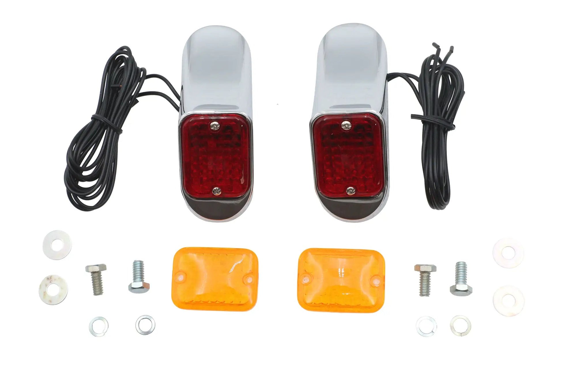 Wyatt Gatling 12-6055R/A Deco Marker Lamp Set with Red and Amber Lenses by Wyatt Gatling