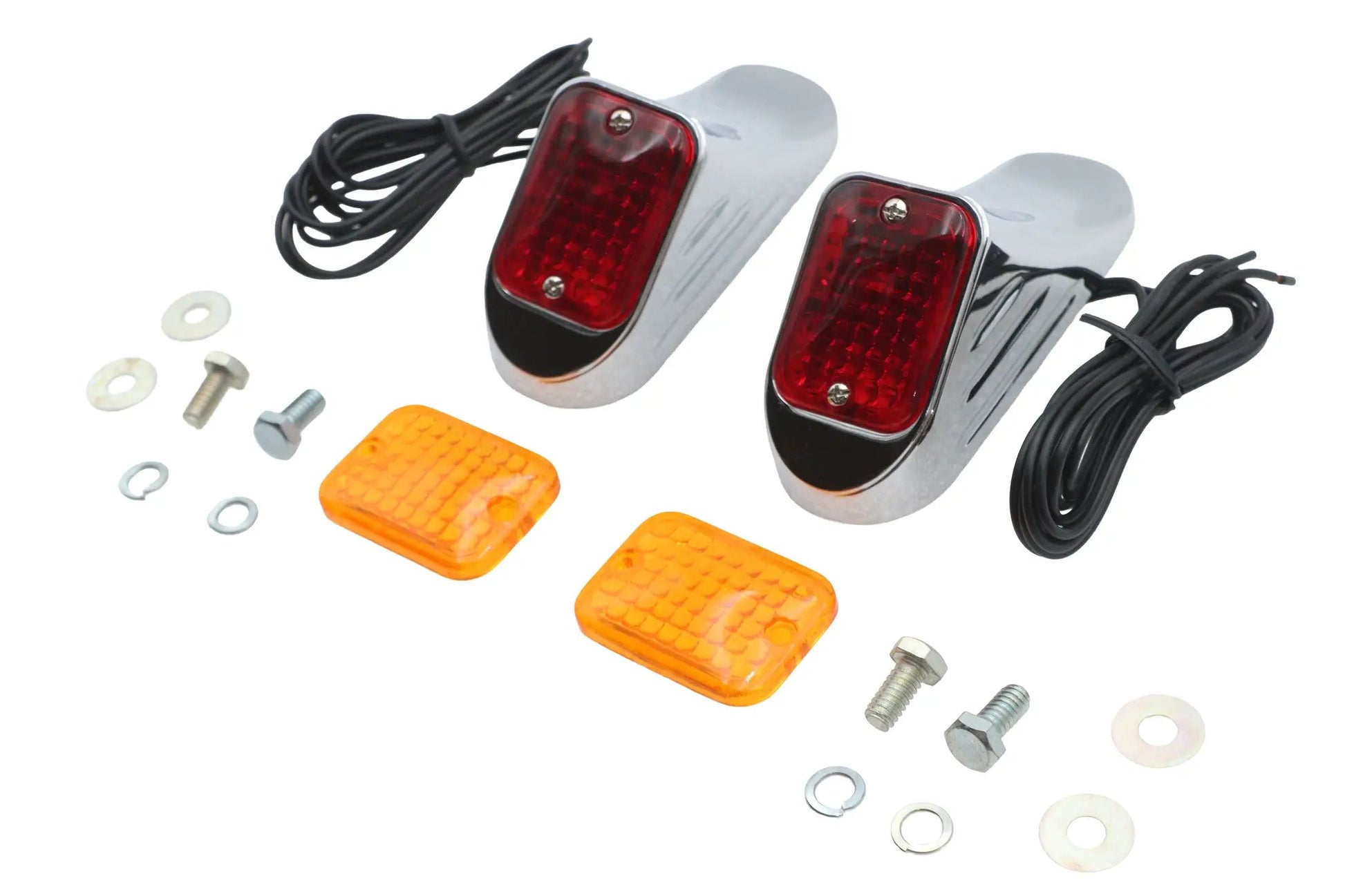 Wyatt Gatling 12-6055R/A Deco Marker Lamp Set with Red and Amber Lenses by Wyatt Gatling