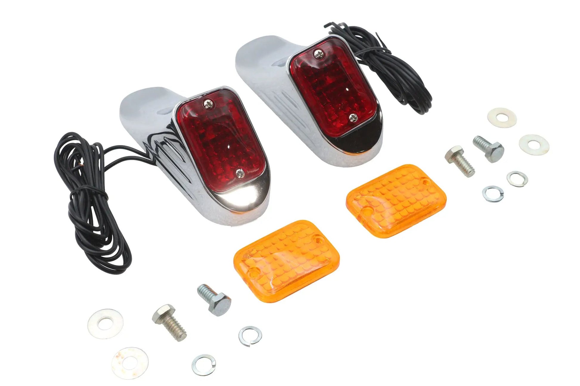 Wyatt Gatling 12-6055R/A Deco Marker Lamp Set with Red and Amber Lenses by Wyatt Gatling