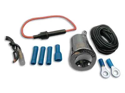 Wyatt Gatling Universal Cigarette Lighter Chrome Kit - Part #18-83 by Wyatt Gatling