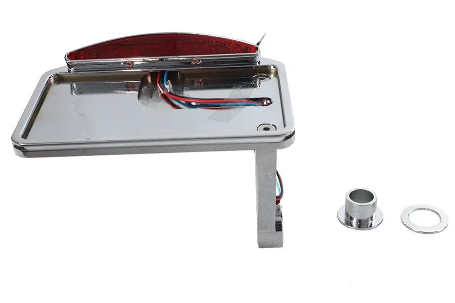 Wyatt Gatling 28-6042LED Chrome Slice LED Horizontal Tail Lamp Assembly for Harley Davidson FXST by Wyatt Gatling