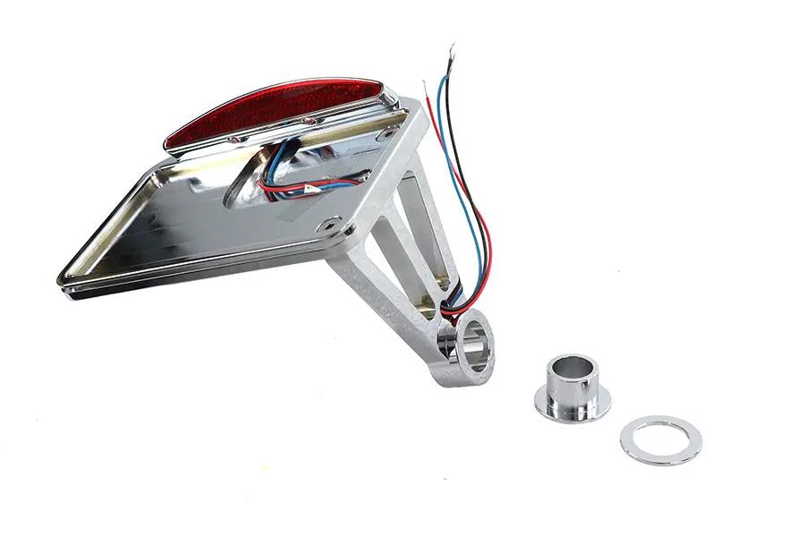 Wyatt Gatling 28-6042LED Chrome Slice LED Horizontal Tail Lamp Assembly for Harley Davidson FXST by Wyatt Gatling